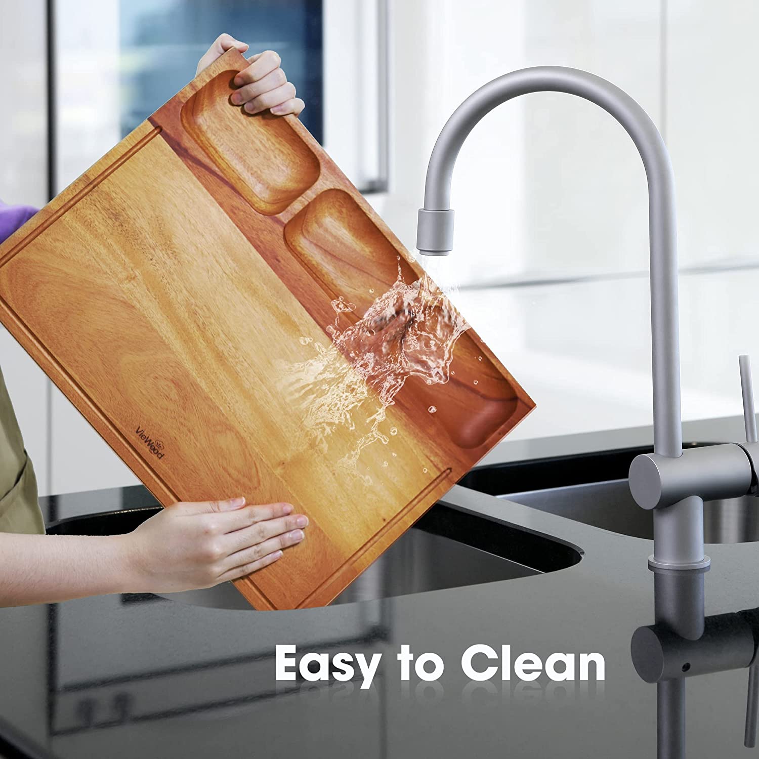 wood cutting board with 3 Compartments hrhw wood cutting board with 3 Compartments hrhw