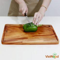 VieWood Extra Thick Khaya Wood Cutting Board (Set of 3) with Juice Grooves, Chopping Board for Meat Butcher Block, Vegetables, Fruits, Durable, Knife Friendly (11",14"&18") 4 71nseb5prGL. AC SL1500