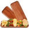 Solid Wood Serving Tray Set