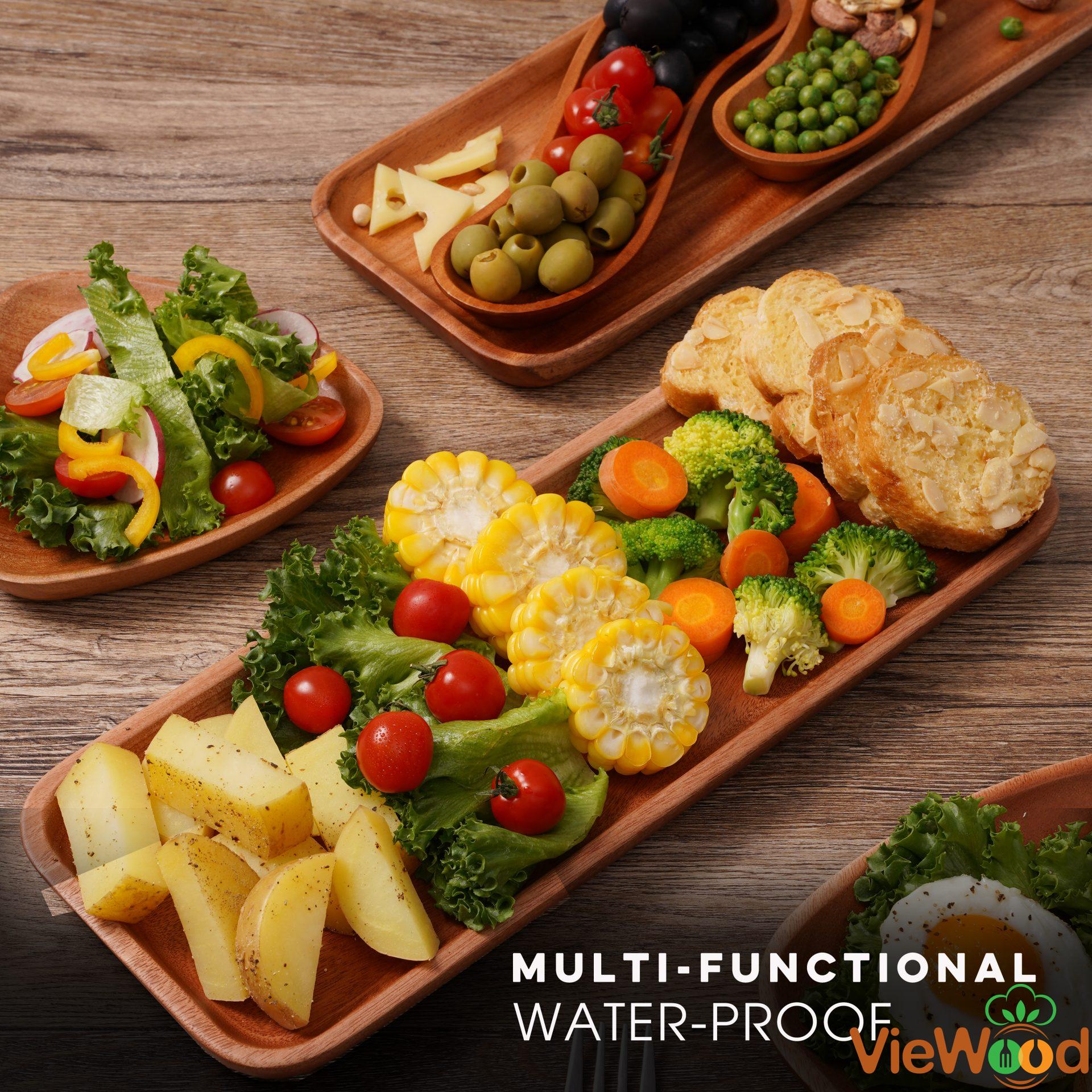 KHAYCHUNHAT 05 copy Solid Wood Serving Tray Set