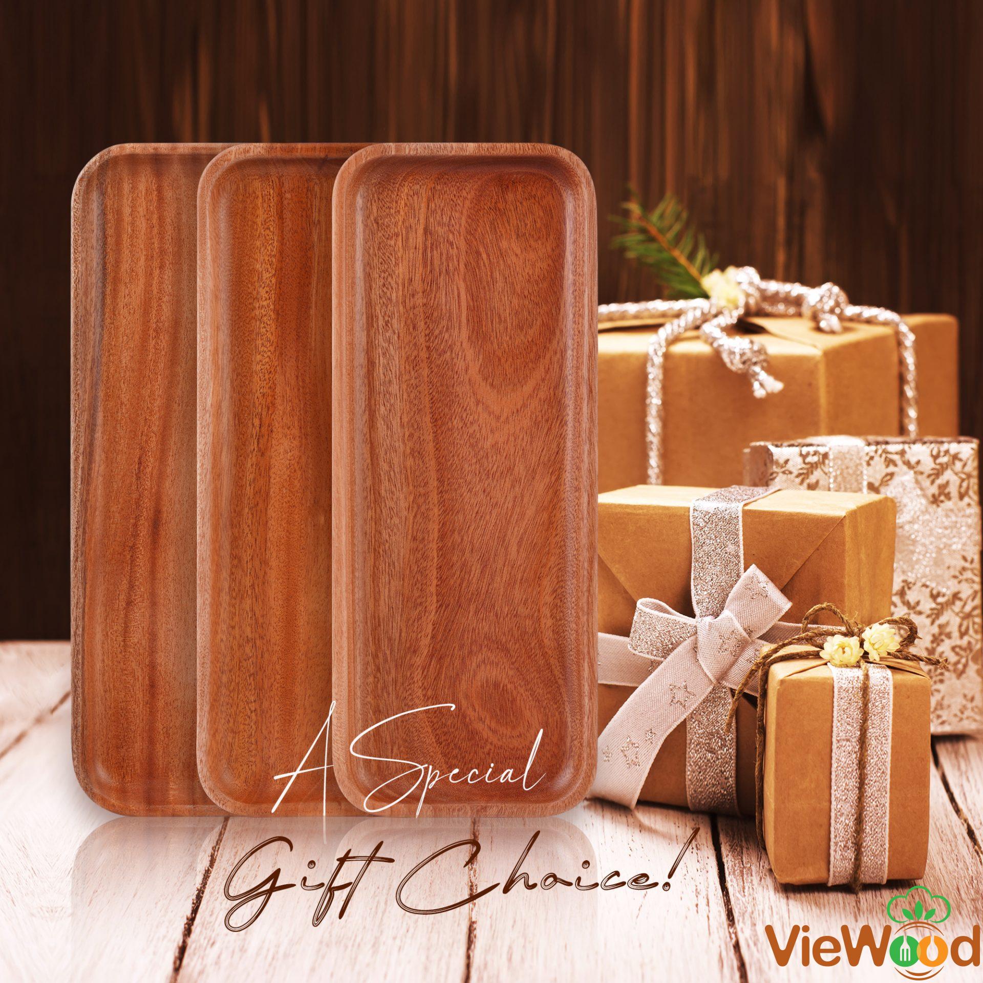 KHAYCHUNHAT 06 copy Solid Wood Serving Tray Set