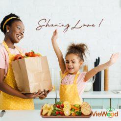 VieWood Solid Wood Serving Tray Set of 3 (14 x 5.5 inch), Safe Rectangular Wooden Serving Platters for Home Decor, Fruit, Food, Vegetables, Charcuterie Boards, Appetizer (Khaya) 7 Solid Wood Serving Tray Set